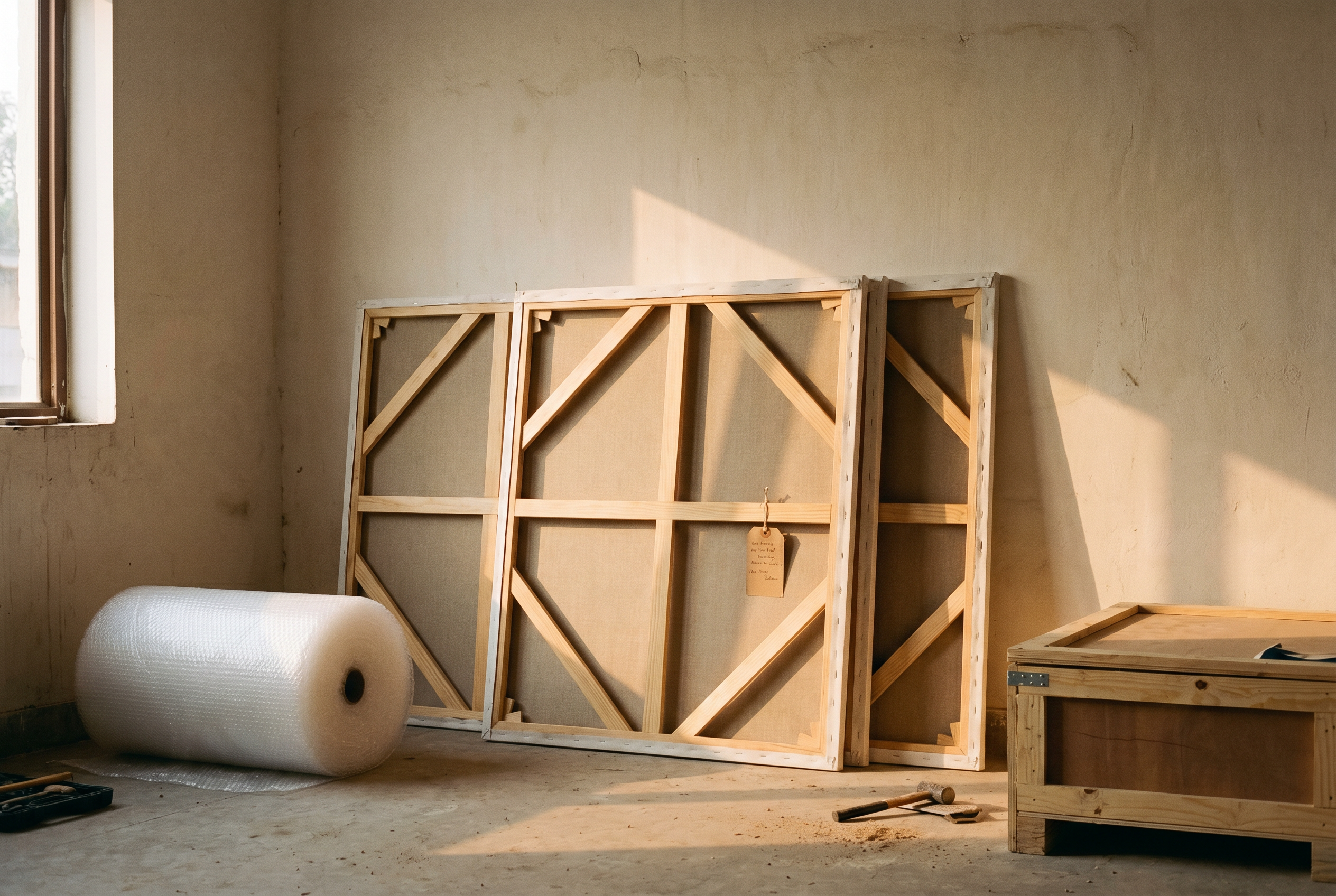 Studio detail at the install