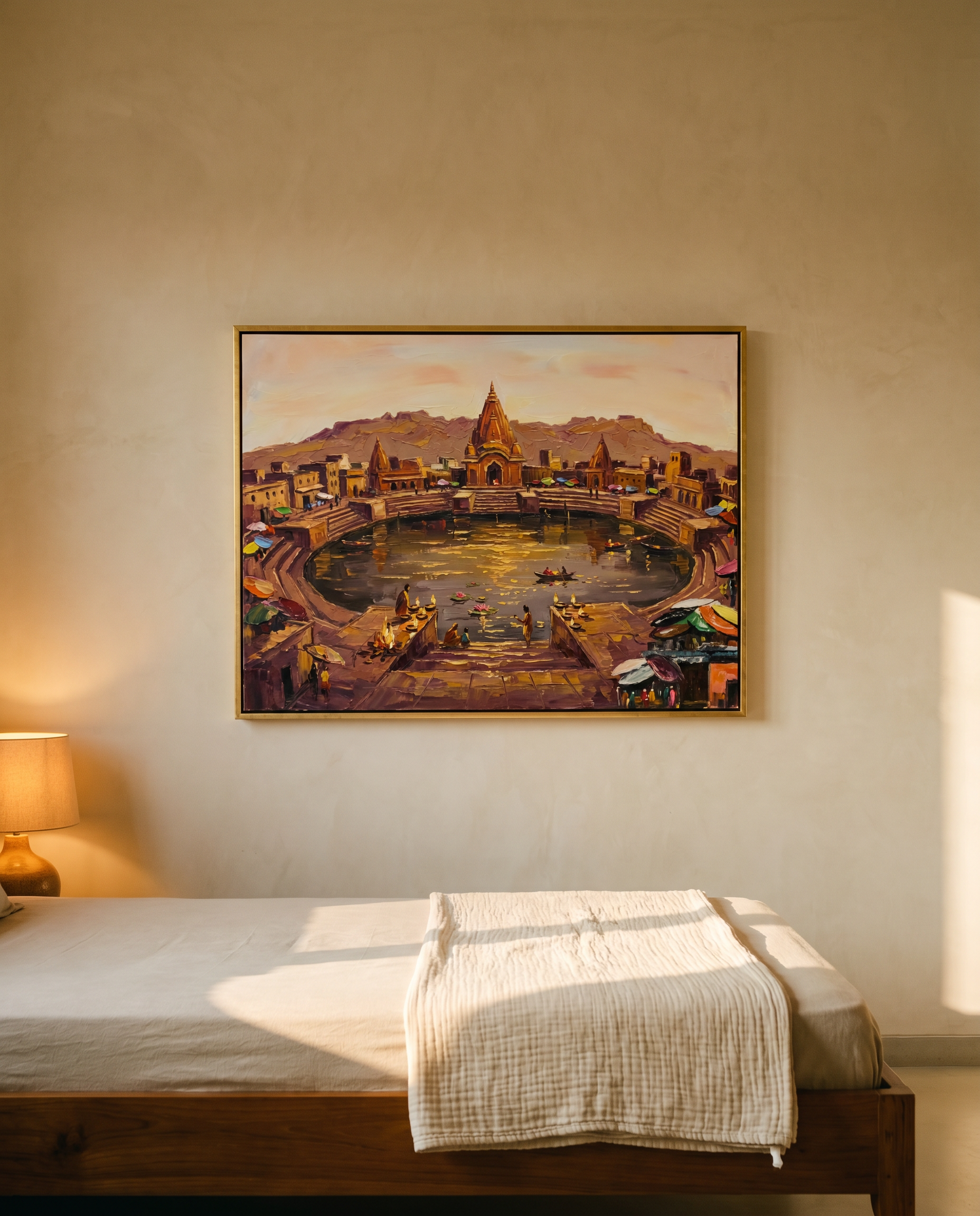 Govardhan in a Delhi drawing room
