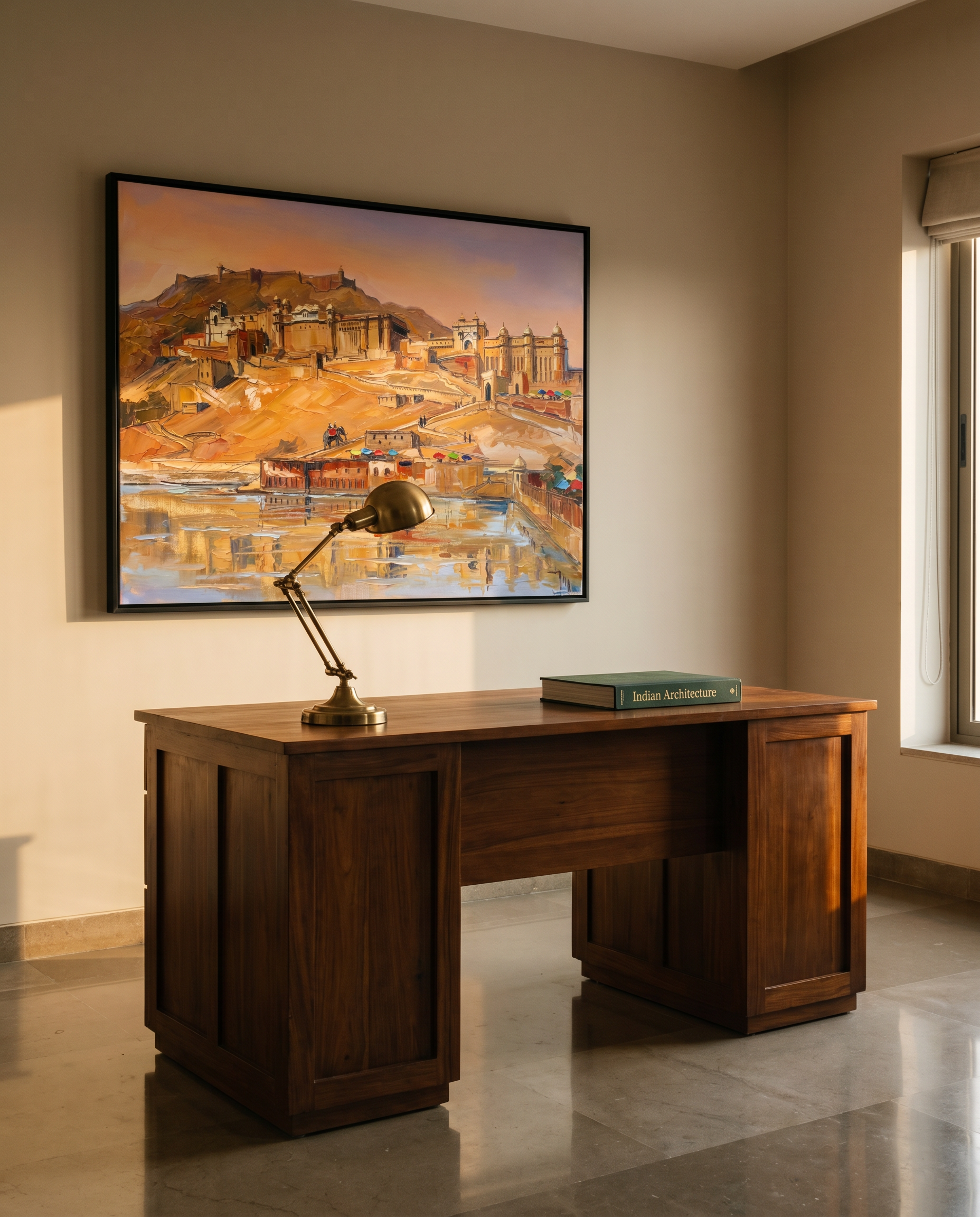 Yamuna over a Bengaluru sideboard